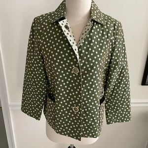Akris Punto NWT *4/6 Polka Dot Jacket SRP $1,210.00 STUNNING (*brand runs small)